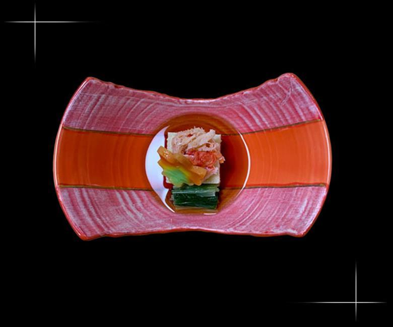 銀杏豆腐カニ身のせのメニュー写真