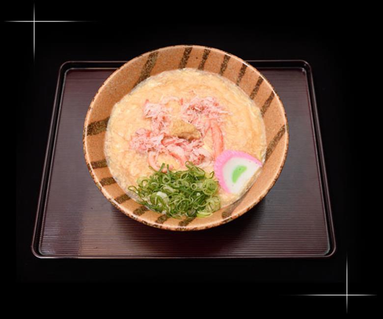 カニとじあんかけうどんのメニュー写真