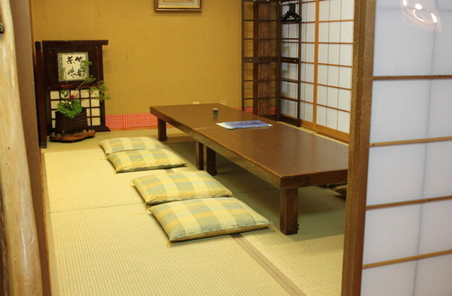 深川本店の二階個室（お座敷）